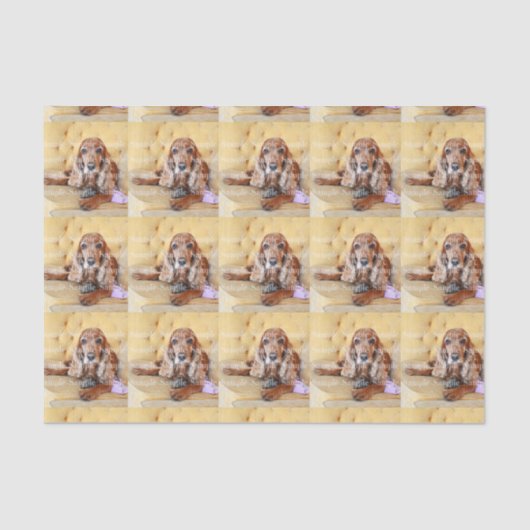 ペット記念の写真は個人化なります 薄葉紙 (正面)