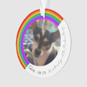 ペット記念アクリルオーナメント オーナメント (正面)