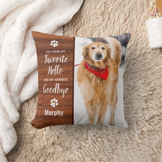 ペット記念ウ素朴ッドペットロス記念犬 クッション (ブランケット)