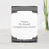 ペット記念カスタム 案内状 (裏面)