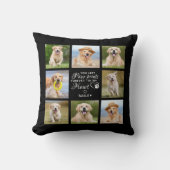 ペット記念ギフトパーソナライズされたペット損失写真 クッション (正面)
