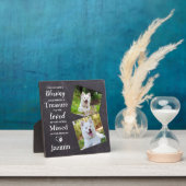 ペット記念ギフト – ペット犬の思い出 – ペットの損失 フォトプラーク (インサイチュ)