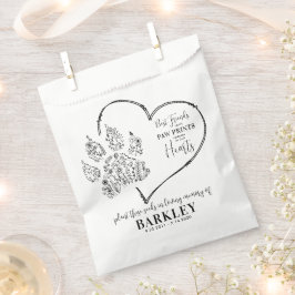 ペット記念シードパケット前輪印刷ワイルドフラワー フェイバーバッグ