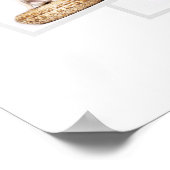 ペット記念パーソナライズされた写数々の真コラージュ ポスター (角)