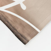 ペット記念フォーエバーハートシンプルのモダン写真 フリースブランケット (角)