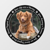 ペット記念ペットロスギフト追悼ドッグ写真 ウィンドウサイン (シート)