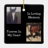 ペット記念二写真記念 セラミックオーナメント (裏面)