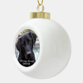 ペット記念写真の作成 セラミックボールオーナメント (右)