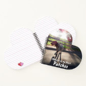 ペット記念写真テンプレートが私のハート ノートブック (内部)