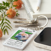 ペット記念写真 キーホルダー (正面右)