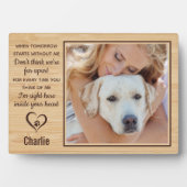 ペット記念写真 フォトプラーク (正面)