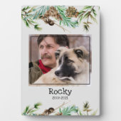 ペット記念写真 フォトプラーク (正面)