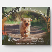 ペット記念四足サンセット2009プラーク フォトプラーク (正面)