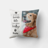 ペット記念大理石ペットロス形見ドッグ クッション (裏面)