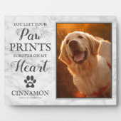 ペット記念大理石写真立て フォトプラーク (正面)