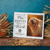 ペット記念大理石写真立て フォトプラーク (側面)