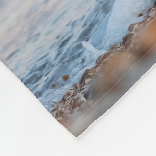 ペット記念引用文写真記念タイポグラフィハート フリースブランケット (角)