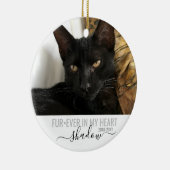 ペット記念悔やみや弔慰フォトファーエバーハート セラミックオーナメント (右)