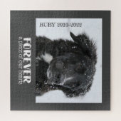 ペット記念悔やみや弔慰写真 ジグソーパズル (横)