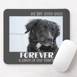 ペット記念悔やみや弔慰写真 マウスパッド