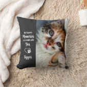 ペット記念悔やみや弔慰記念犬ねこ写真 クッション (ブランケット)