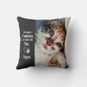 ペット記念悔やみや弔慰記念犬ねこ写真 クッション (裏面)