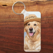 ペット記念悔やみや弔慰詩ペットロス記念犬 キーホルダー (正面)