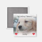 ペット記念撮影ハート マグネット (正面/裏面)