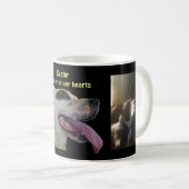 ペット記念物の写真 コーヒーマグカップ (正面右)