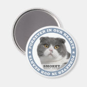 ペット記念物買い物in私たちのハート写真記念 マグネット (正面/裏面)