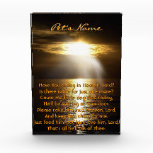 ペット記念碑でこの犬をパーソナライズ天国