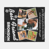 ペット記念碑 フリースブランケット (正面(横))