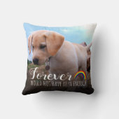 ペット記念碑 |犬のトリビュート2の写真 クッション (裏面)