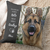 ペット記念碑 – 犬の恋人のギフト – カスタムペットの損失 クッション