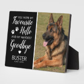 ペット記念碑 | Cat Dog Keepsake フォトプラーク (側面)