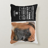 ペット記念碑 | Remembrance Dog Keepsake アクセントクッション (正面(垂直))