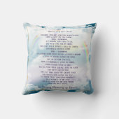 ペット記念私たちのハートで永遠にあなたのペットの写真 クッション (裏面)