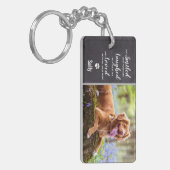 ペット記念記念ギフト悔やみや弔慰 – ペットロス キーホルダー (正面左)