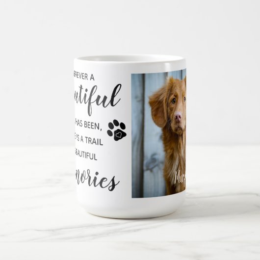 ペット記念記念フォトコーヒーマグ コーヒーマグカップ (中央)