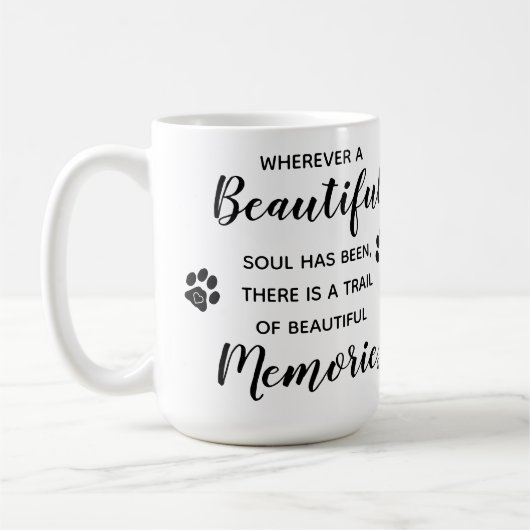 ペット記念記念フォトコーヒーマグ コーヒーマグカップ (左)