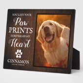 ペット記念記念フォトフレーム フォトプラーク (側面)