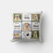 ペット記念記念ペットロス犬フォトコラージュ クッション (正面)