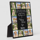 ペット記念記念記念の記念の記念の酒14写真コラージュ フォトプラーク (側面)