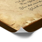 ペット記念詩ポスター「絵柄」 ポスター (角)