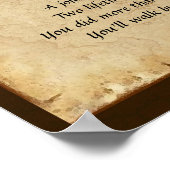 ペット記念詩ポスター「絵柄」 ポスター (角)