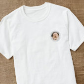 ペット記念認定少年カスタム写真 Tシャツ