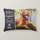 ペット記念追悼ペットの死亡写真 アクセントクッション (正面)