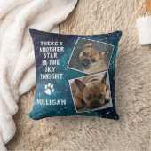 ペット記念館 – 悔やみや弔慰引用文記念ドッグ写真 クッション (ブランケット)