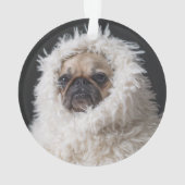 ペット記念2枚の写真が永遠にハート オーナメント (裏面)