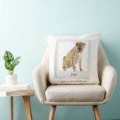 ペット誕生日の写真とフレームパーソナライズされた クッション (椅子)